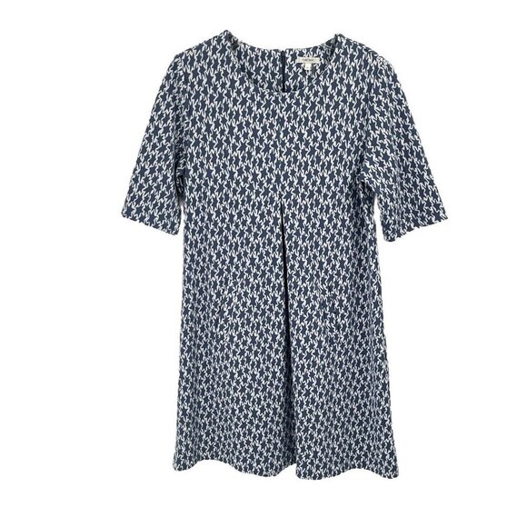 Tyler Boe Star Print Blue Dress Sz Medium - Picture 1 of 6